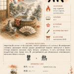 Иероглиф 熱 — значение, чтения и история японского кандзи «жар»
