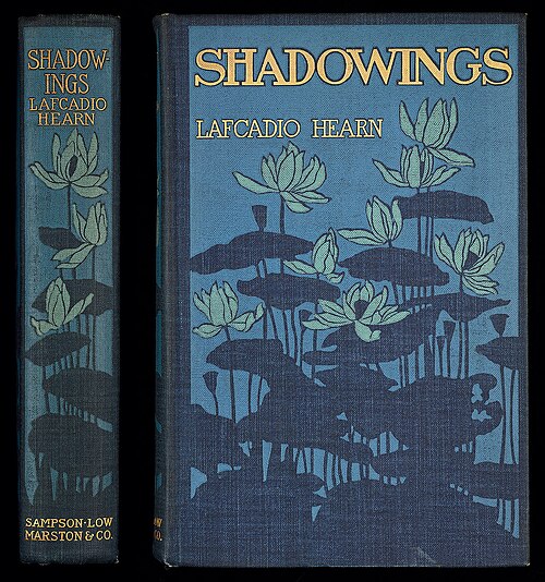 Обложка книги Shadowings Лафкадио Хирна, изданной в 1900 году
