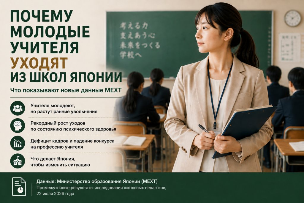 Молодые учителя в Японии — почему педагоги уходят из школ