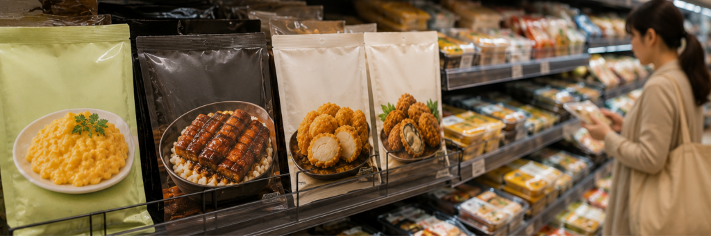 Альтернативные продукты в Японии: яйцо, угорь и морепродукты