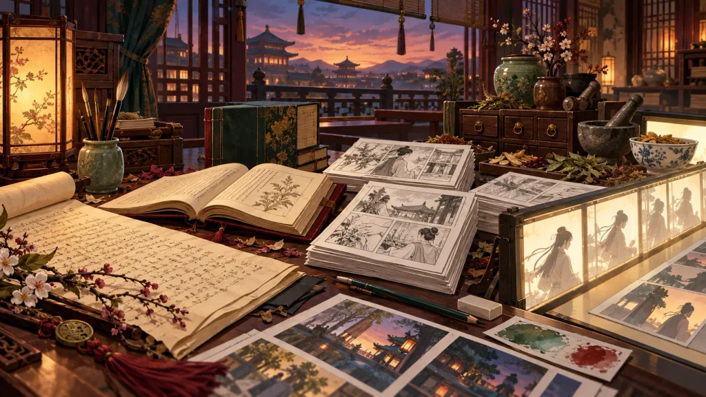 История создания «Монолога фармацевта» от рукописи и книг до манги и аниме